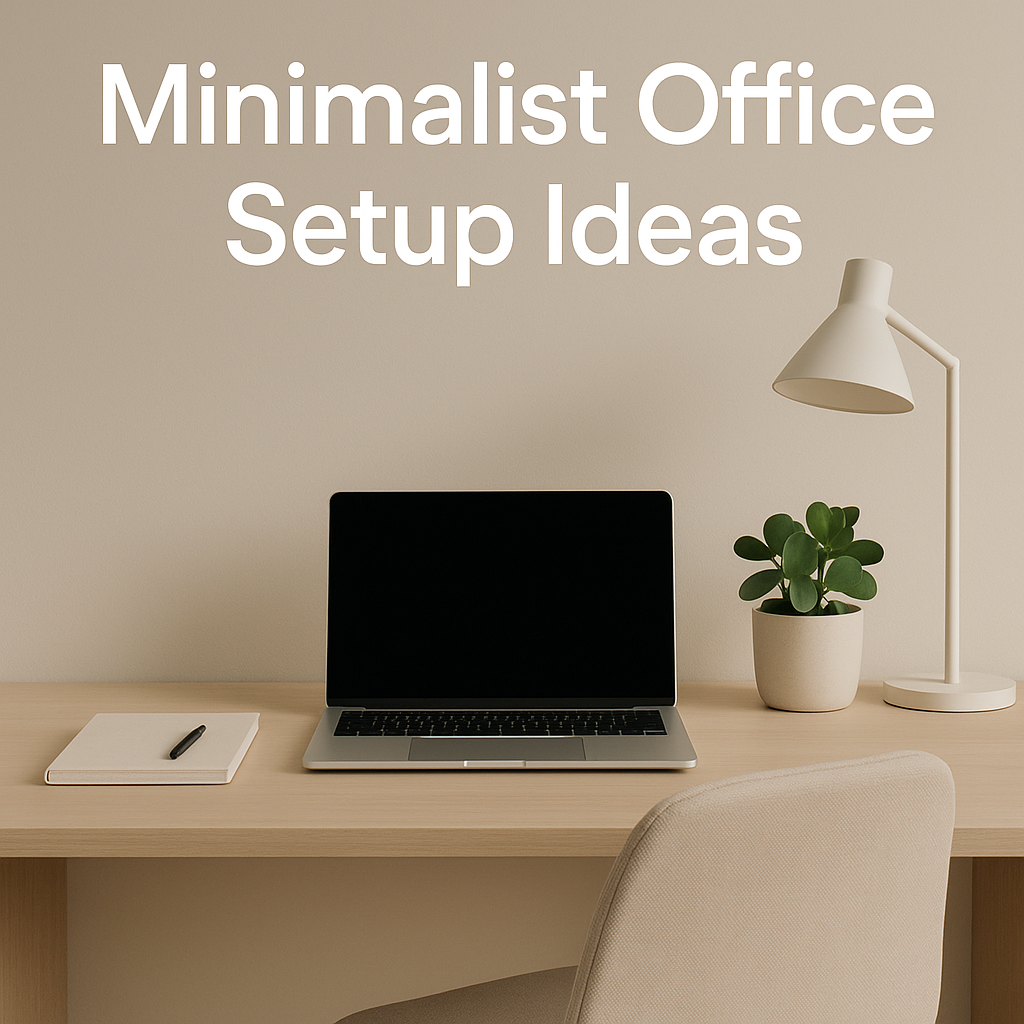 Minimalist Office Setup Ideas for a Clean and Focused Workspace