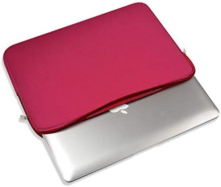13" 14" Laptop Sleeve Case Bag Compatible with 13-14 Inch MacBook Air/MacBook Pro, MacBook Sleeve, Microsoft Surface Sleeve,14" Hp Dell Lenovo Laptop Sleeve Neoprene in Rose Red