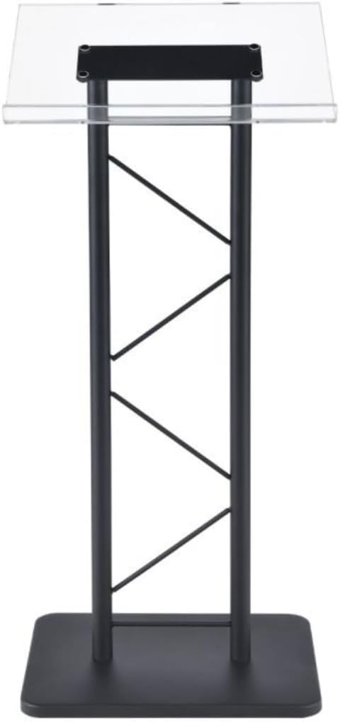 Kingdom KML15TA Modern & Stylish Acrylic and Metal Podium (43.4" Height)