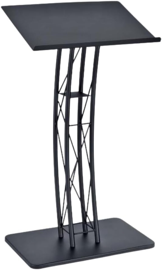 Kingdom KML17B Podium, Modern Metal Podium for Churches, Meetings, Halls