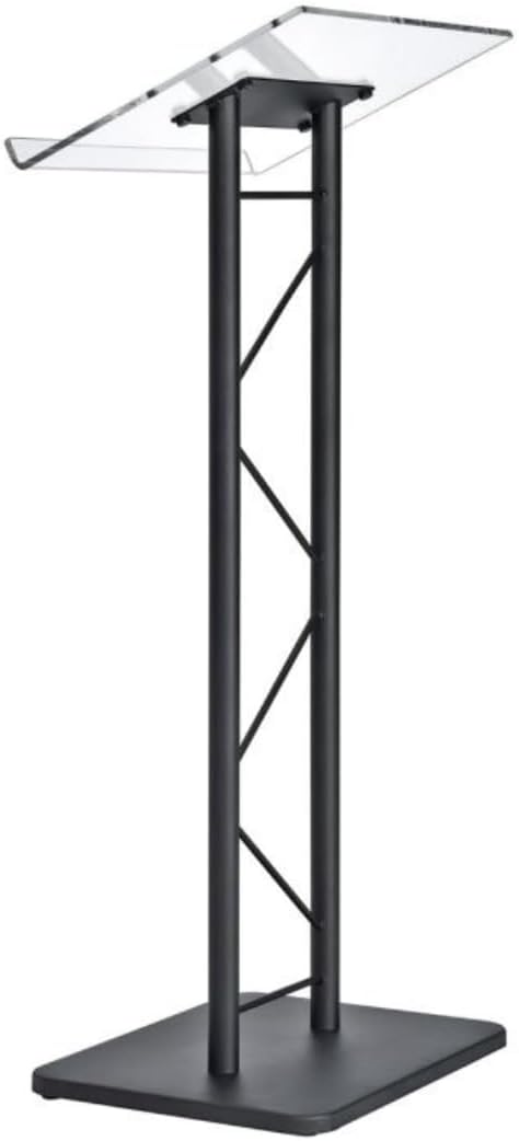 Kingdom KML15TA Modern & Stylish Acrylic and Metal Podium (43.4" Height)