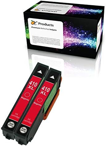 Remanufactured Ink Cartridge Replacement for Epson 410 410XL for Expression XP-630 XP-830 XP-530 XP-635 XP-640 Printers (2 Magenta)