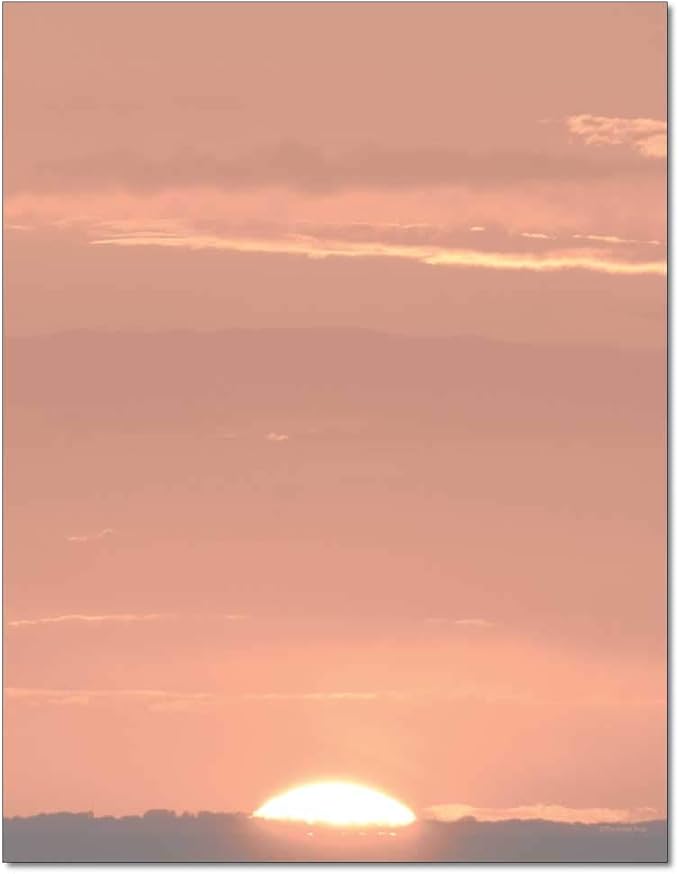 Sunset Letterhead Laser & Inkjet Printer Paper (25 Sheets)