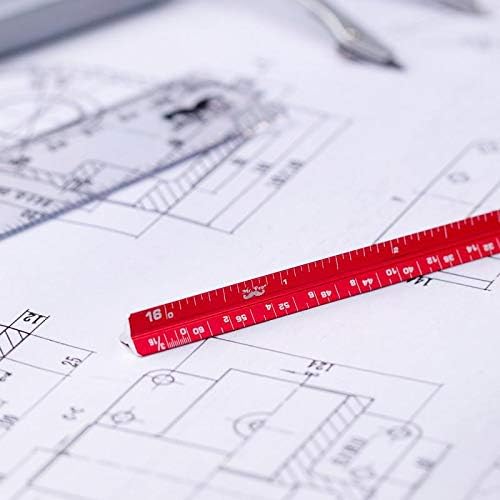 Mr. Pen- 6 Inch, 2 Pack, Pocket Size Ruler, Small Architectural Scale