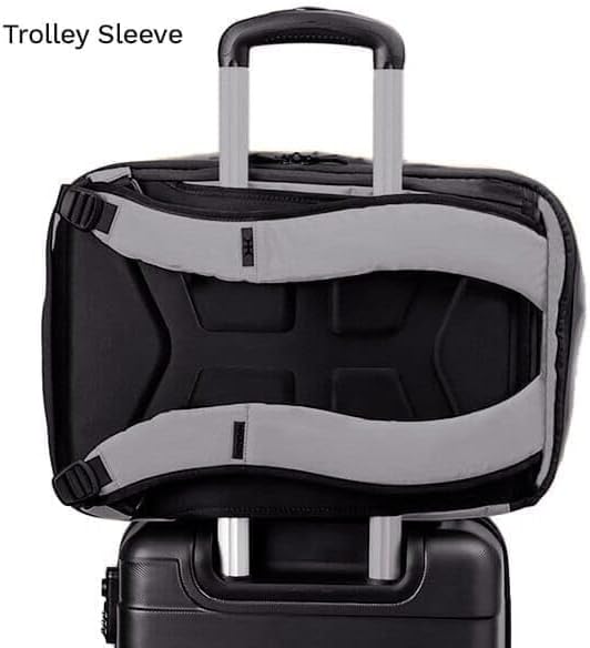 Knack Small Series 2 Laptop Backpack Fits up to 16 Inch Laptops - Knack Bags Carry-On Backpack, TSA Approved, Expandable Travel Backpacks With 2 Day Outfit Capacity, Alloy Gray