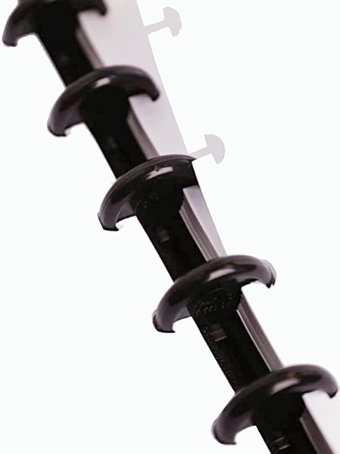 Weekly Planner Undated Refills - Letter Size 53 Sheets/106 Pages Colorful Weekly Planner for 11-Disc Discbound, TUL, 100 gsm White Paper, 8.5" x 11"