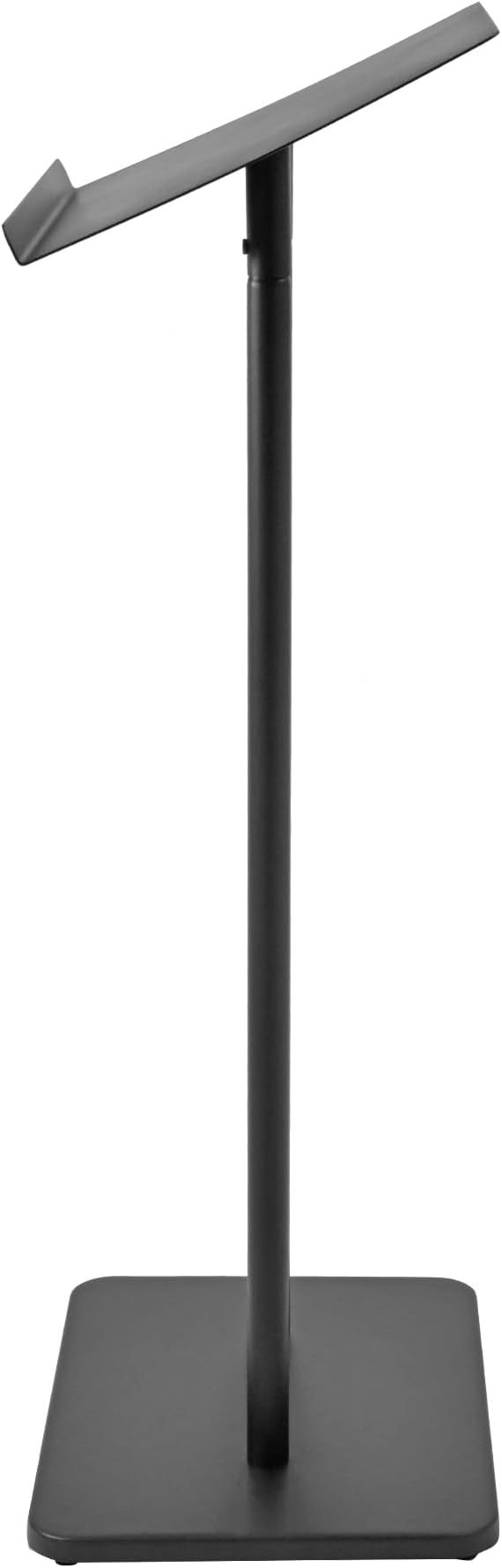 Kingdom KML7B Large Portable Lectern, Stand Up Church Pulpit, Slanted Lectern, Conference Podium for Speakers, Speeches and Other Occasions- Truss Lectern, Black Powder Coat Finish, Metal