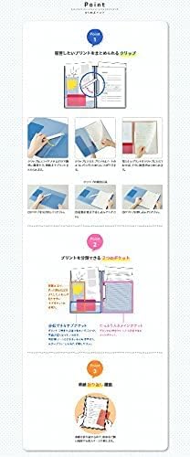 Kokuyo Campus Easy to Review Print File, Clip Folder, File Folder, A4, Pink, Japan Import (FU-CE755P)