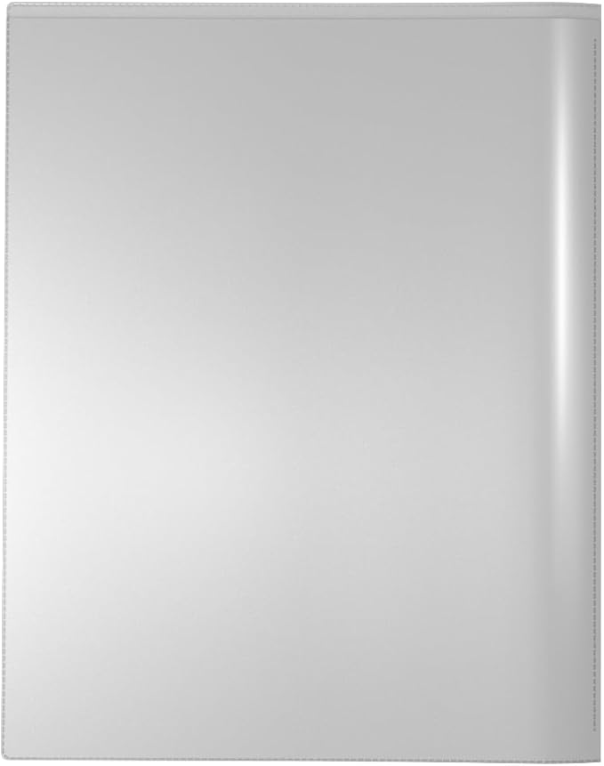 Nicky's Folders® English Communicator, Parent-Teacher Folder, Patented Tear-Resistant Flexible Plastic 2 Inside Pockets, 2 Exterior Sleeves, Letter Size Paper, Single Color(24 Pack) (Metallic Silver)