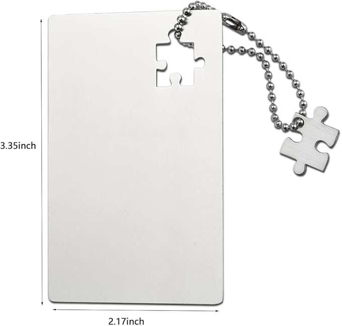 llxxeyopqdxz Stainless Steel Mini Love Note Wallet Card, Engraved Gift for Anniversary, Wedding, Christmas, Birthday, Valentine's Day