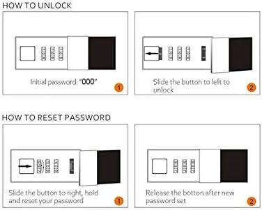 Mazeran Bee Shaped Combination Lock Journal, PU Leather Hard Cover Notebook Cute Diary, A5 Lined Password Locking Personal Planner Secret Organizer Gift for Girls Women Daughter