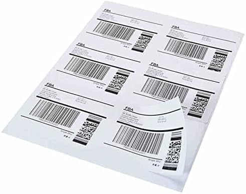 6 Up Shipping Address Labels, 3.33" X 4" (8164/5164) FBA SKU Barcode Label for Inkjet/Laser Printer (1000 Sheet -6000 Labels)