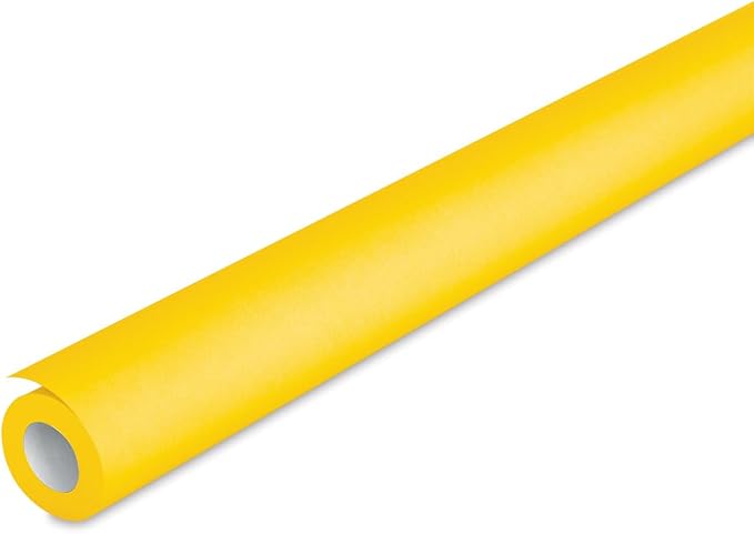 Fadeless Bulletin Board Paper, Fade-Resistant Paper for Classroom Decor, 24” x 60’, Canary, 1 Roll
