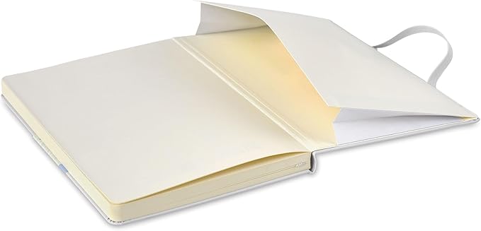 Moleskine Art Sketchbook, Large, Plain, Cool Gray, Hard Cover (5 x 8.25)