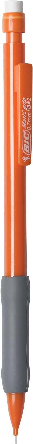 BIC Xtra Comfort Mechanical Pencils, Medium Point (0.7mm), Soft Grip For Comfort and Added Control, 12-Count Pack