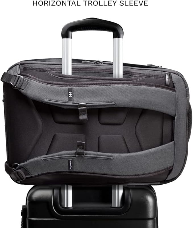 Knack Series 1 Laptop Backpack Fits up to 17 Inch - Knack Bags Carry-On Backpack, TSA Approved, Expandable Travel Backpacks With 4 Day Outfit Capacity (Savile Gray, Large)