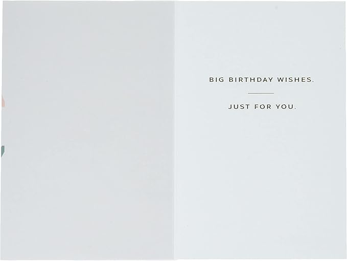 Hallmark Signature Birthday Card (Big Birthday Wishes)