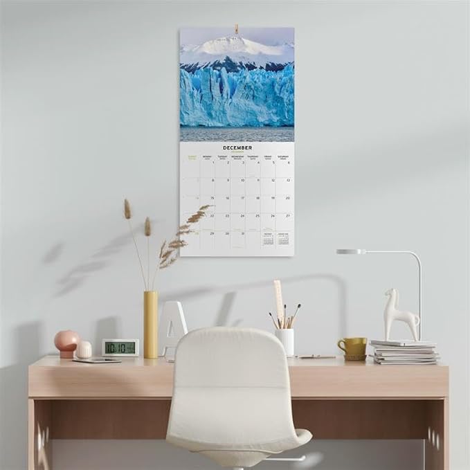 Nature Wall Calendar 2025 12" x 12" FSC® Plastic Free - Starts Week On Sunday | Square Wall Calendar | Family Planner Calendar 2025 | Nature Calendar 2025