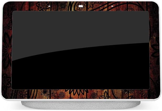 MightySkins Skin Compatible with Google Home Hub - Wooden Floral | Protective, Durable, and Unique Vinyl Decal wrap Cover | Easy to Apply, Remove, and Change Styles | Made in The USA