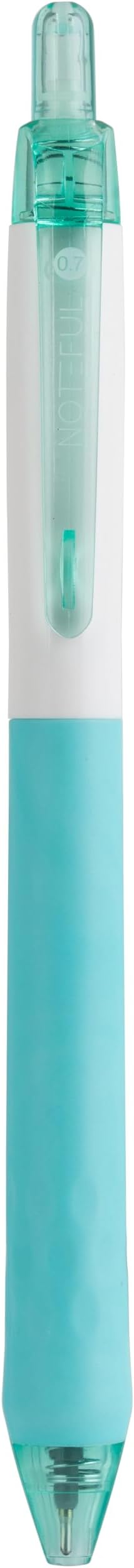 Retractable Semi Gel Pens Clicker, Fine Point 0.7 mm, Premium Comfort Grip for Smooth Writing Planner and School Supplies (Blue, 1 Count (Pack of 8))