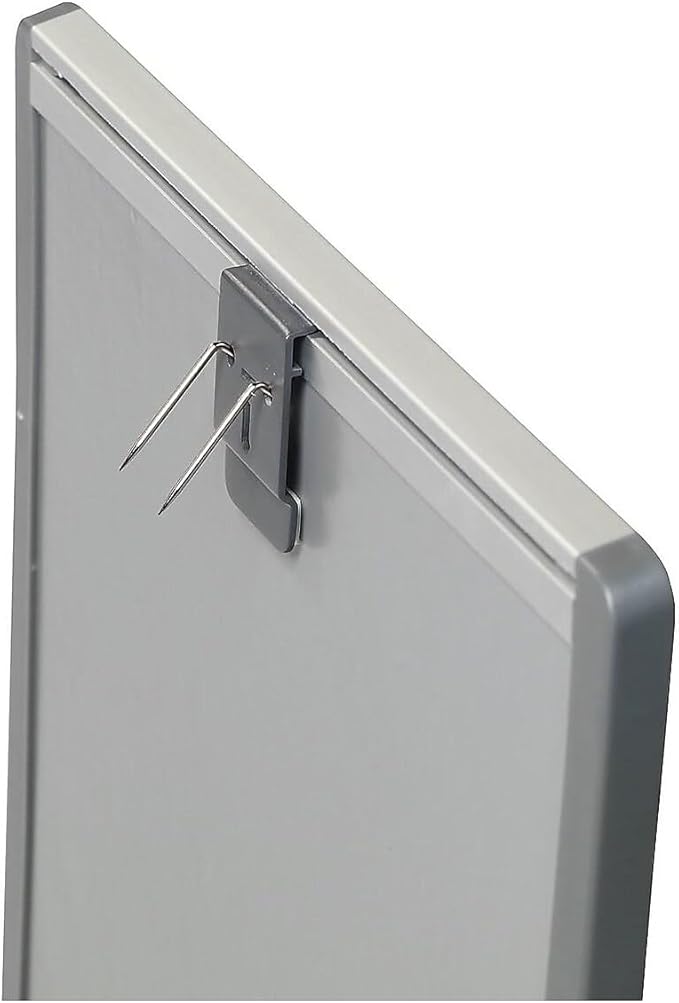 Quartet Bulletin Board, 24" x 14", Corkboard, Cubicle, Arc, Aluminum Frame (ARCB2414)