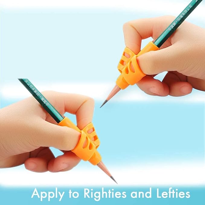 JuneLsy Pencil Grips Pencils Grips for Kids Handwriting Posture Correction Training Writing AIDS for Kids Toddler Preschoolers Students Children Special Needs (18PCS)