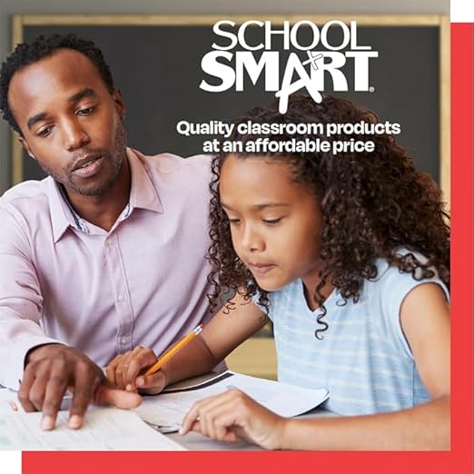 School Smart Zaner-Bloser Paper, 1/2 Inch Ruled, 8 x 10-1/2 Inches, 500 Sheets White