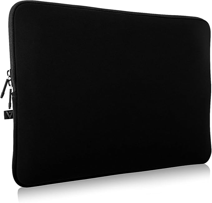 V7 14" Water-Resistant Neoprene Laptop Sleeve for 14.1 in Chromebook, 14.1 in Ultrabook, 14.1 in Laptop - CSE14-BLK-3N