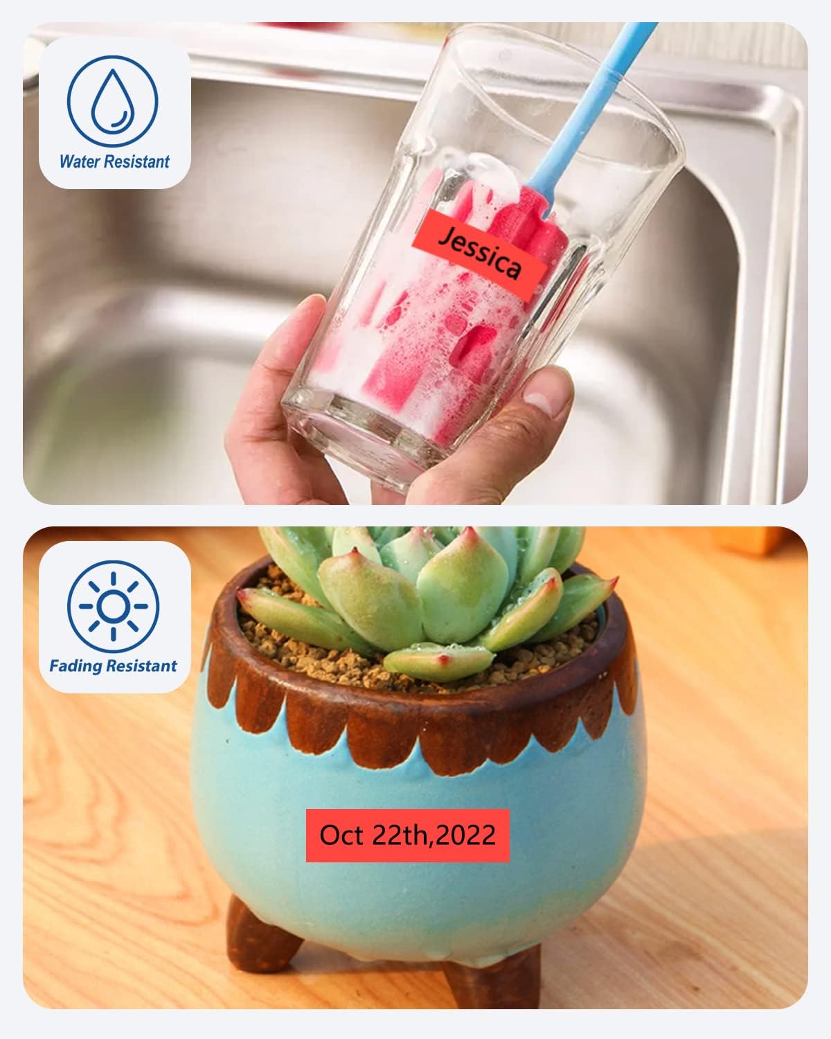 18mm 0.7 Black on Red Laminated Tape Compatible for Brother P Touch Label Maker Tape TZe-441 TZe 441 Tze441 Tz441 Tape for PT D400 D600 D610 P710BT, 3/4 Inch x 26.2 Feet, 3-Pack