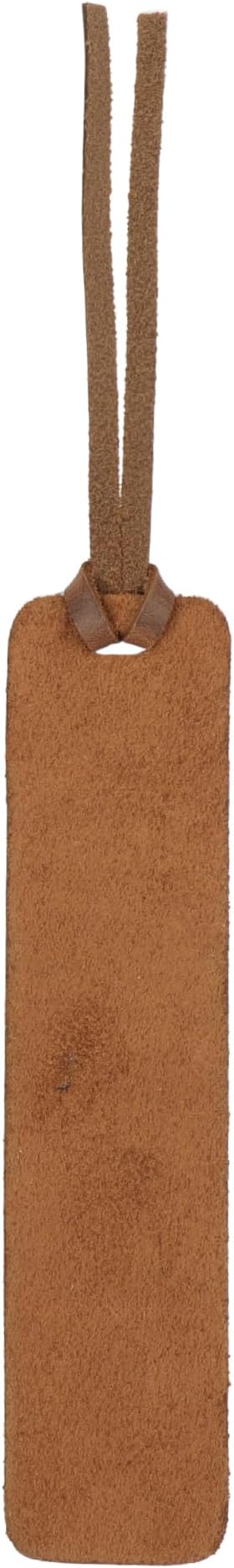 Londo Genuine Leather Handmade Bookmark (Set of 2) (Knotted, Light Brown)