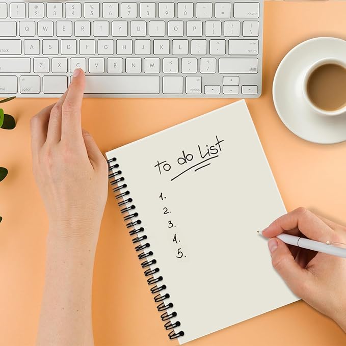 Thank You White Hardcover 160 Pages Spiral Notebooks, Funny Thank You Gifts for Women Men Coworkers Leader Mentor, Appreciation Gifts for Employees, Thanksgiving Gifts for Colleagues Leaders