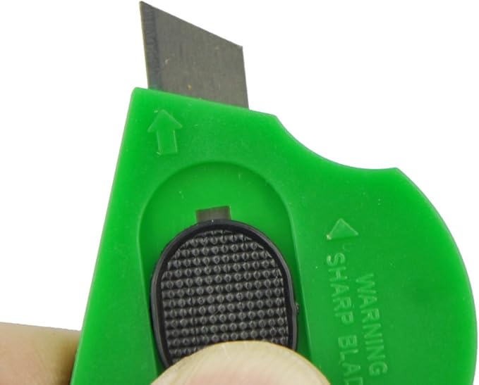 Seadream 5Pack Mini Retractable Touch Portable Utility Pocket Knives Box Cutter Letter Opener Keychain