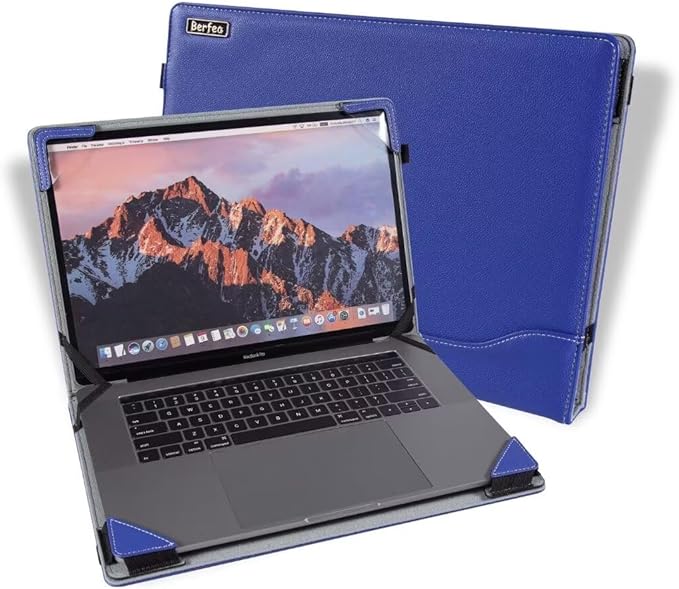 Laptop Case Cover Compatible with Dell Latitude 3550,Latitude 3540,Latitude 3530,Latitude 3520,Latitude 3510 15.6 inch Notebook Sleeve PU Leather Stand Hard Protective