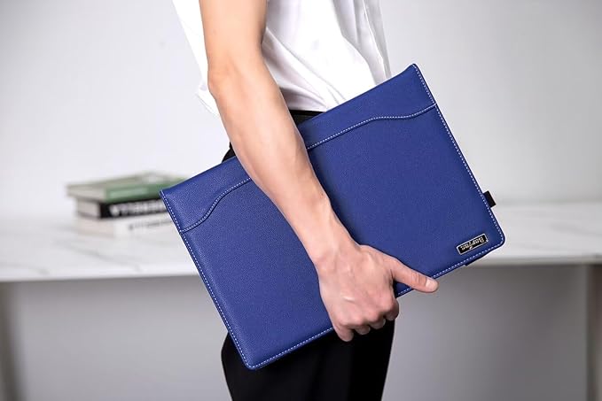 Laptop Case Cover Compatible with Dell Latitude 3550,Latitude 3540,Latitude 3530,Latitude 3520,Latitude 3510 15.6 inch Notebook Sleeve PU Leather Stand Hard Protective