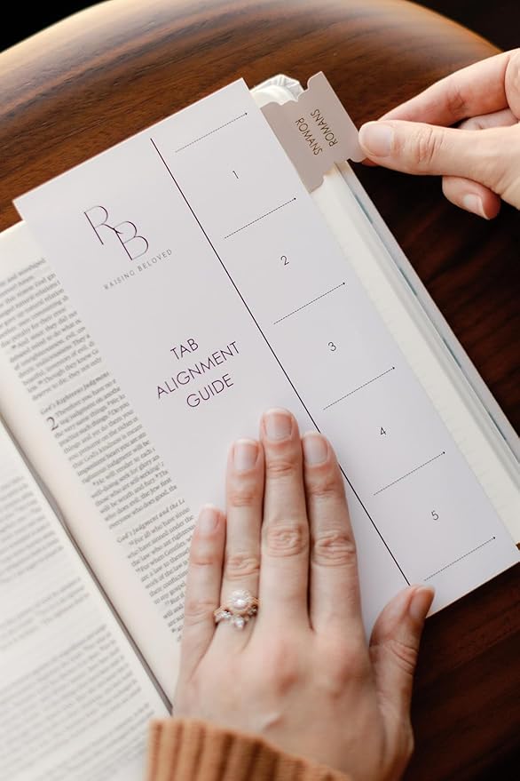 Bible Tabs for Women Study Bible, Embossed Matte Catholic Bible Tabs Gold, Laminated Bible Tabs, Bible Book Tabs w/Old & New Testament Neutral Bible Labels Tabs, Perfect Bible Study Supplies Oak