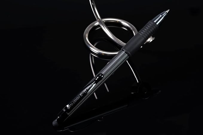 Pilot, G2 Pen Stylus, Fine Point 0.7 mm, Pack of 2, Black Ink, Gray Barrel