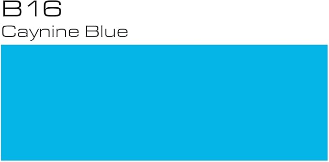 Copic Markers B16-Sketch, Cyanine Blue, Copper