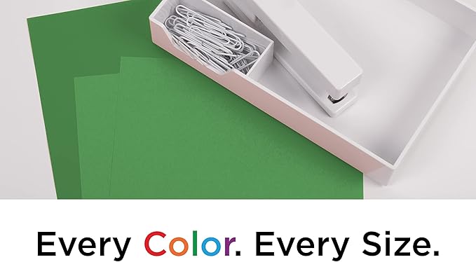 JAM PAPER Colored 24lb Paper - 90 gsm - 8.5 x 11 - Green Recycled - 50 Sheets/Pack