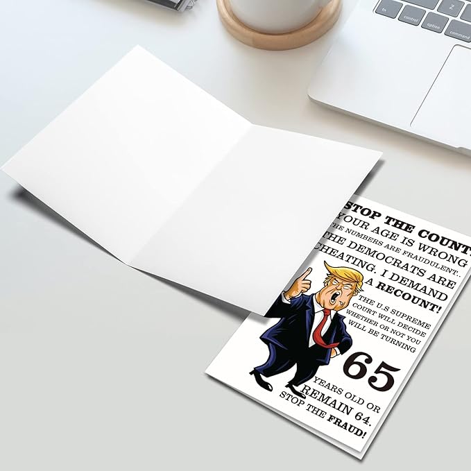 Ogeby Funny 65th Birthday Card, Hilarious 65 Years Old Birthday Card Gift for Friends, Dad, Mom, Husband, Wife, Brother, Sister