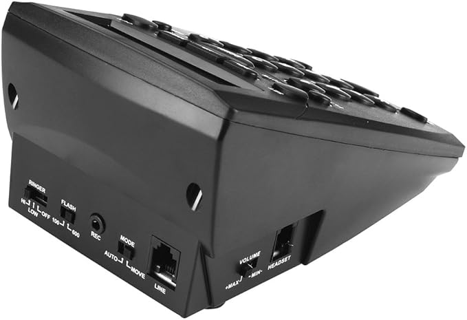 TelPal Corded Call Center Headset Telephone with Dialpad & Monoral Noise Cancelling Headphone HA0021, Wired Analog Home & OfficeTelephone Set Landline