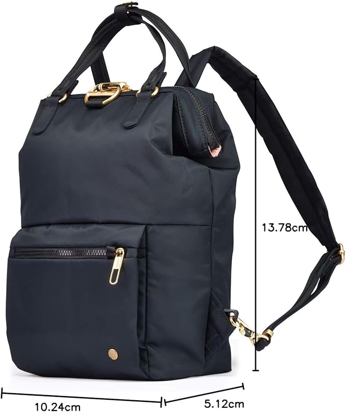 Pacsafe Citysafe CX 11L Anti Theft Mini Backpack - Fits 13" Laptop, Black
