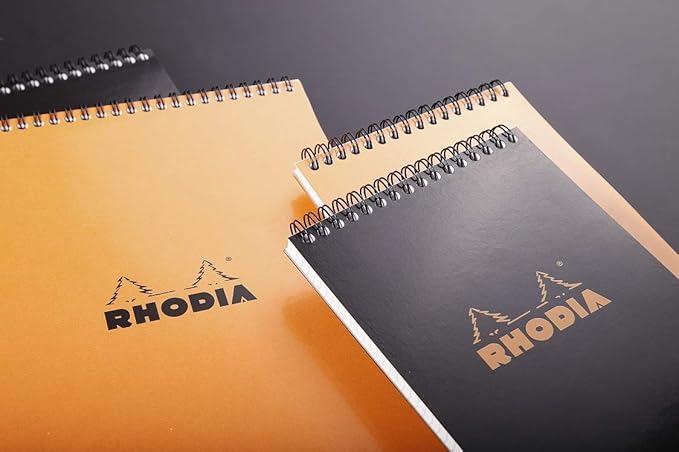 Rhodia Wirebound Pad 8.25x11.75, Lined, Orange