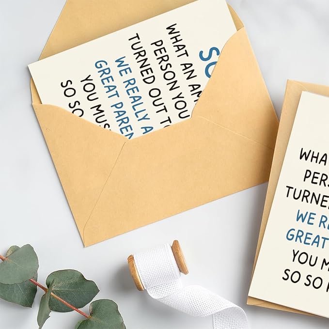 Son Birthday Card | Birthday Card Son | Birthday Card for Son | Son Birthday Card from Mom, Dad, and Parents | Funny & Happy Birthday Card for Adult Son | Birthday Gifts for Son