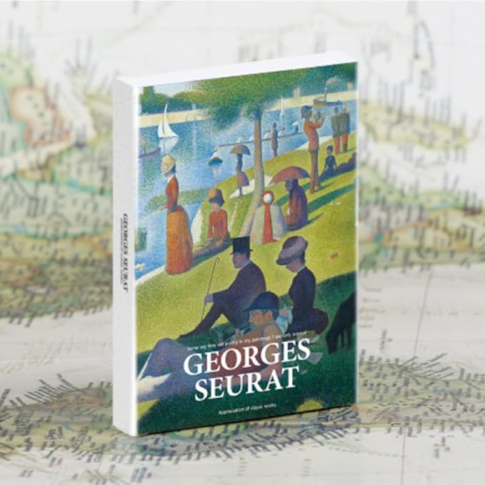 HOSTEESSCHOICE Vintage Art Postcards set of 30 Post card of France Artist Georges Seurat variety pack Famous Painting Scenery,4 x 6 Inches