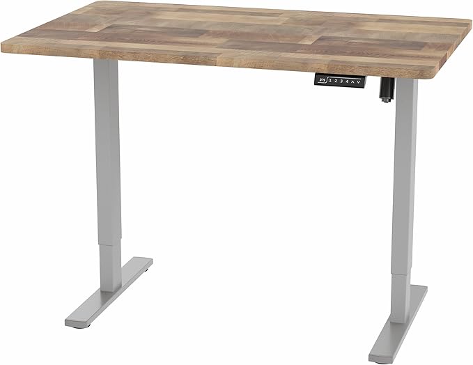 VIVO Reclaimed Wood Universal 48 x 30 inch Solid One-Piece Table Top for Standard and Sit to Stand Height Adjustable Home and Office Desk Frames, DESK-TOP48-30P