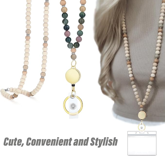 SAM & LORI Retractable Lanyards for Id Badges Holder Lanyard Lanyards for Id Badges Teacher Lanyard Lanyards for Keys Cute Keychain Lanyard Women