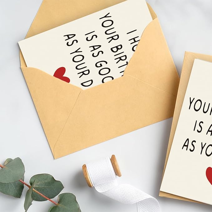 Naughty Birthday Card for Men, Husband, Boyfriend, and Him | Happy Birthday Gifts & Decorations for Men