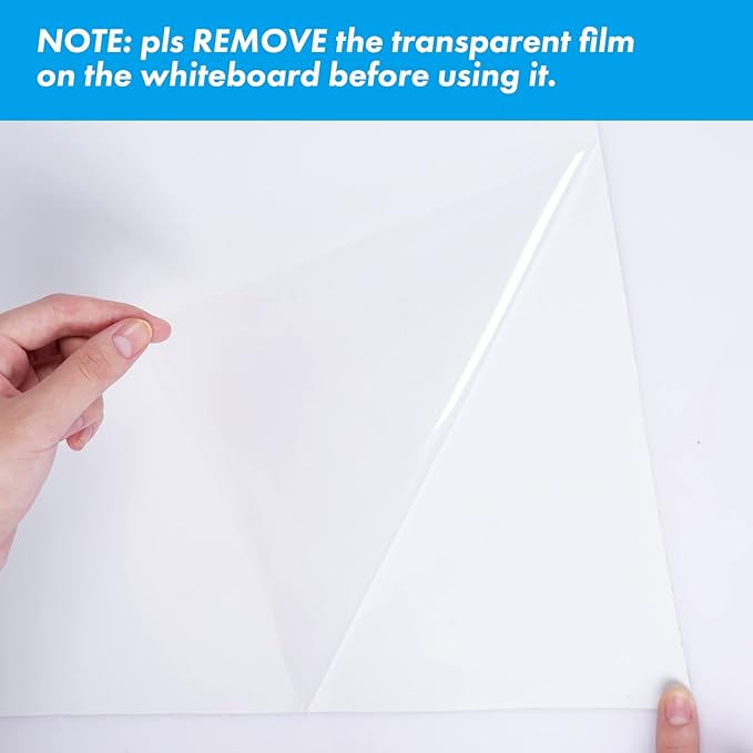 HAMIGAR Whiteboard Sticker for Wall 35.4" x 78.7" Large Whiteboard Wallpaper Peel and Stick, White Board Stick On Wall, Dry Erase Contact Paper Adhesive Poster Board Whiteboard Paint with 1 Marker