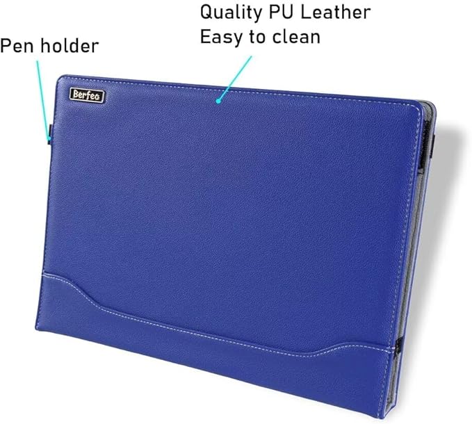 Laptop Case Cover Compatible with Dell Latitude 3550,Latitude 3540,Latitude 3530,Latitude 3520,Latitude 3510 15.6 inch Notebook Sleeve PU Leather Stand Hard Protective