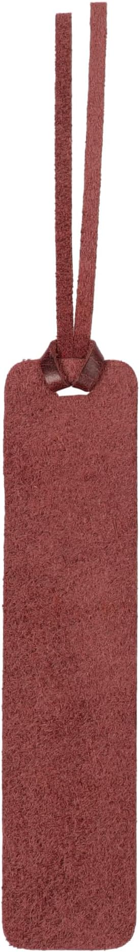 Londo Genuine Leather Handmade Bookmark (Set of 2) (Knotted, Damson)